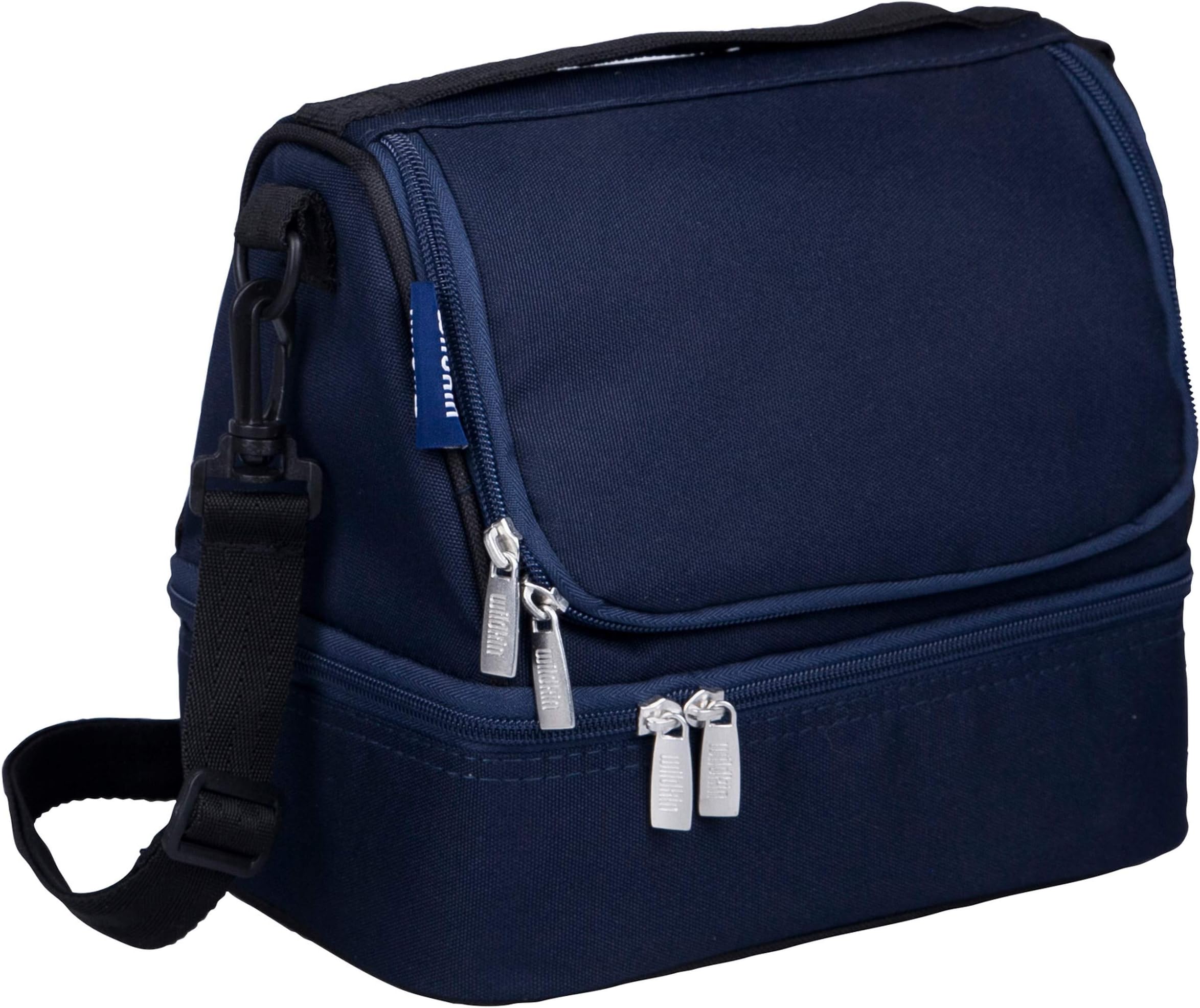 Wildkin Whale Blue Two Compartment Lunch Bag