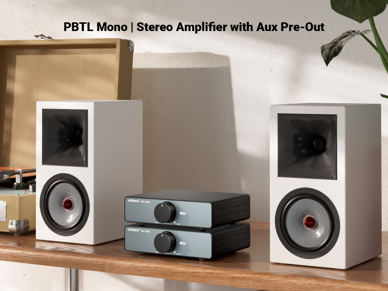 Amplificatore AIYIMA A07 MAX – 2x300W TPA3255, Ponte Mono 600W, Con Alimentatore 48V, Per Home Audio - 3