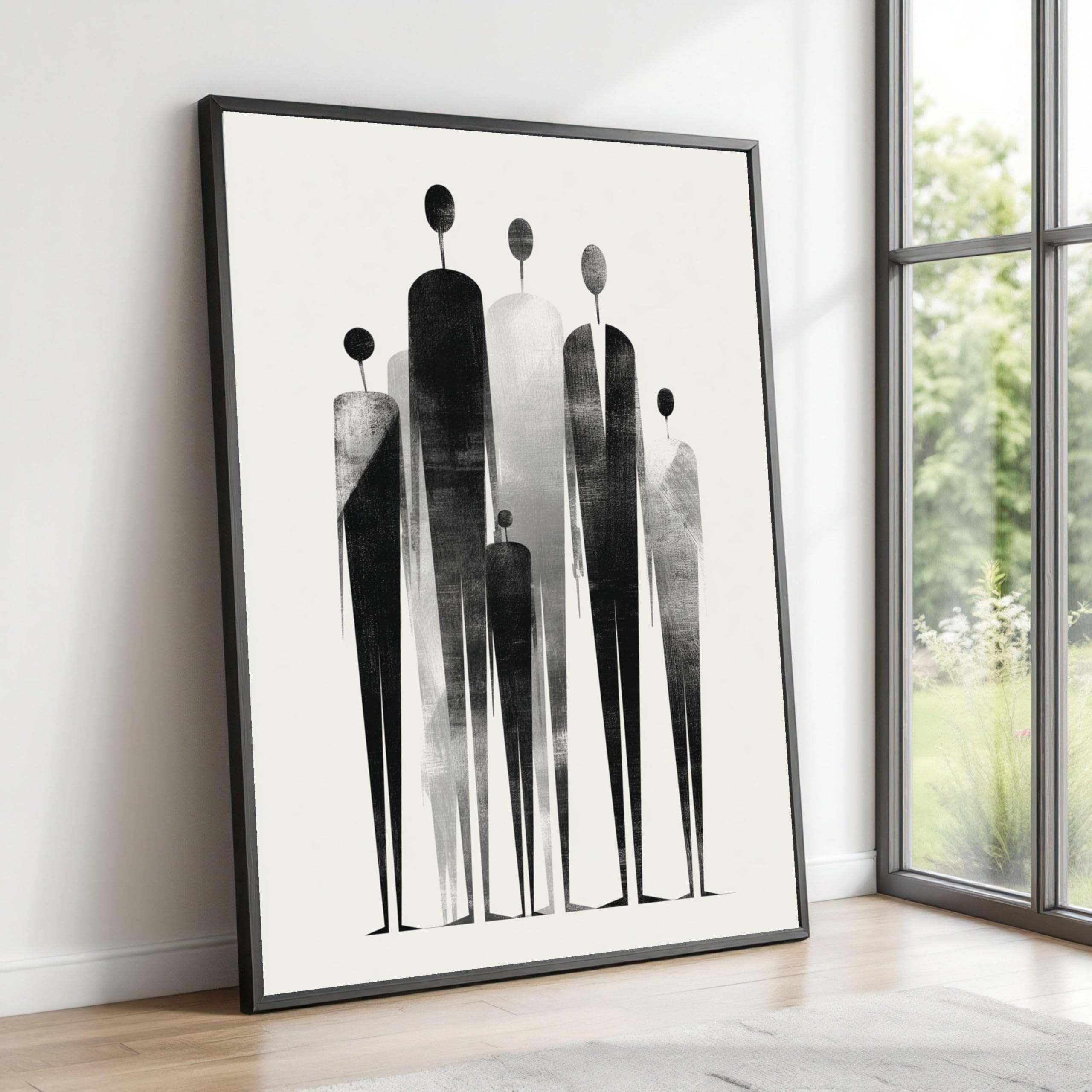 Toile abstraite minimaliste 40x60cm pour habiller un mur vide facilement - 8