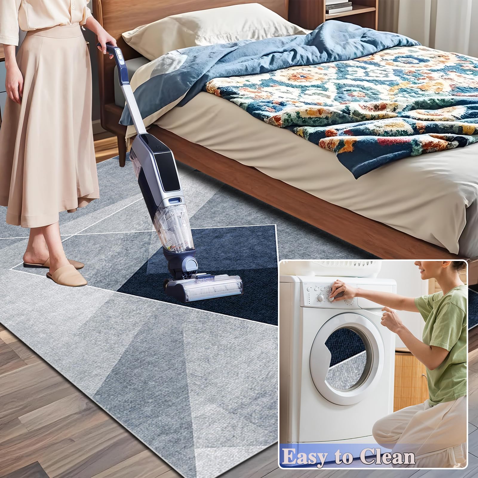 Dywan Krzesło biurowe do gier Wielofunkcyjne krzesło ochronne do domu prostokątny antypoślizgowy dywanik ochronny do parkietu, płytek i podłóg 80 x 120 cm