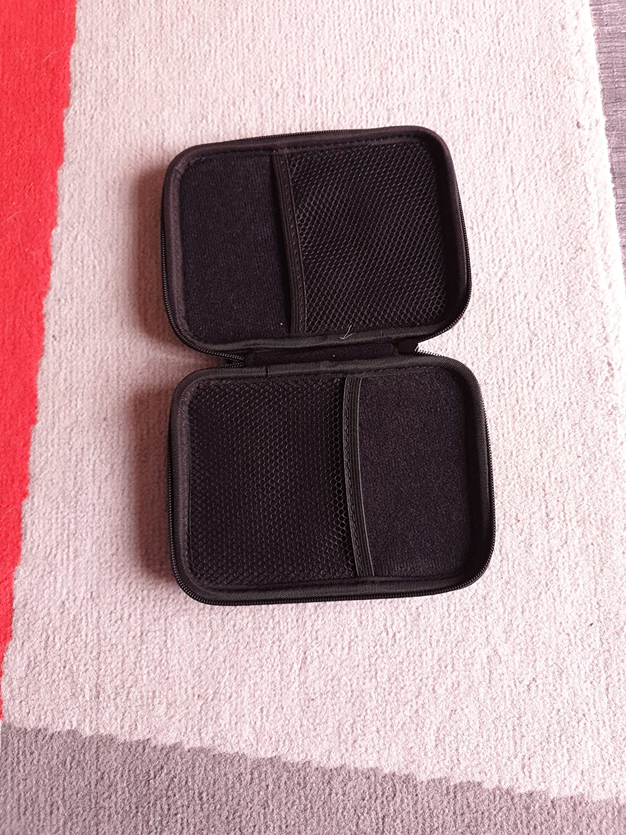 Étui Rigide Anti-choc Pour Disque Dur Externe Et SSD - Format Compact, Transport Facile - Couleur Orange Vif