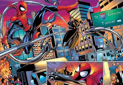 Buffalo Games - Spider-Man vs. Doctor Octopus - Rompecabezas de 2000 piezas para adultos, rompecabezas desafiante perfecto para noches de juego -