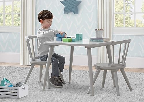Miniatura 3 de Delta Children Windsor - Juego de sillas de mesa de madera para niños (2 sillas incluidas), ideal para artes, manualidades y juego de mesa y 2
