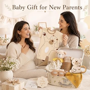 9pcs Newborn Baby Gift Basket Set Baby Shower Gifts