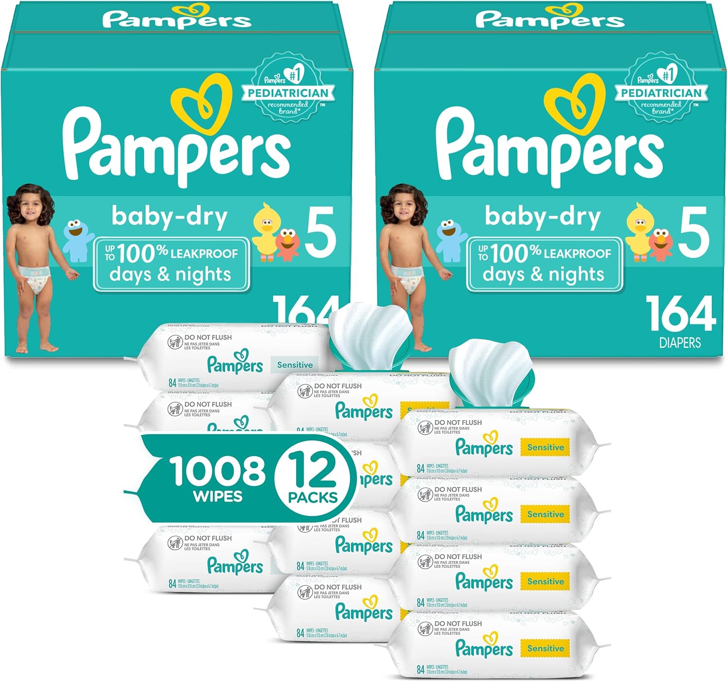 Amazon.com: Pampers Baby Dry Disposable Baby Diapers Size 5, 2 Month