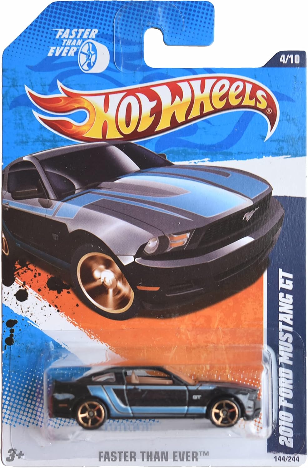 Hot Wheels Mustang GT, 1:64 Scale Die-Cast Car, Classic Cars, Children