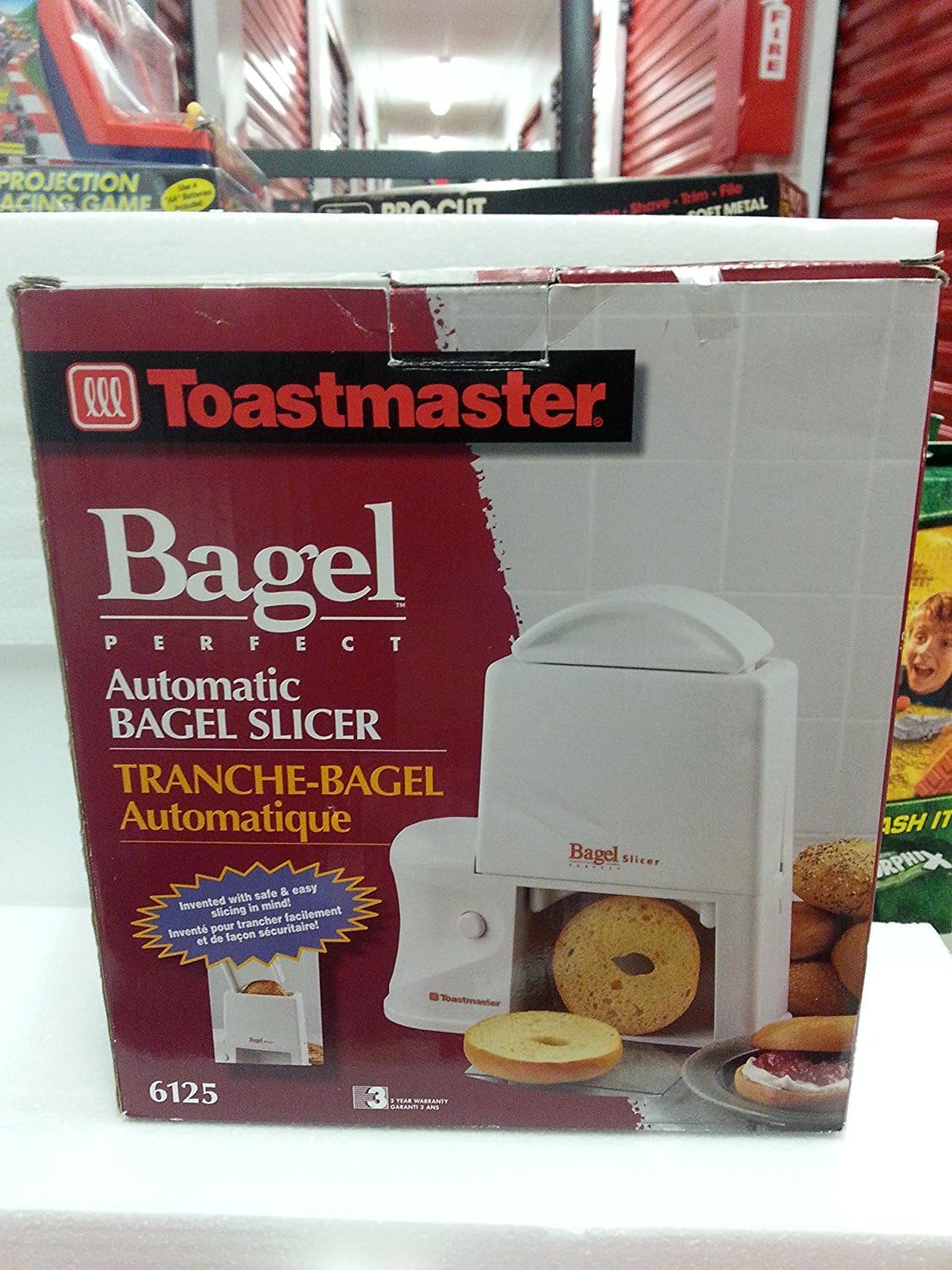 Toastmaster Bagel Automatic Bagel Slicer Electric Food
