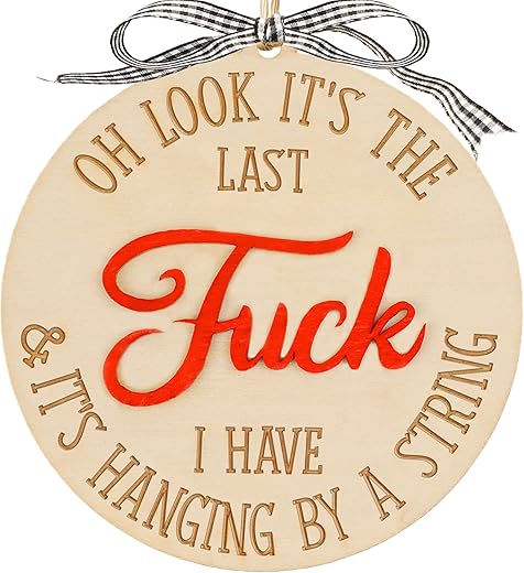 Funny F-Caw-F Chicken Christmas Ornaments, Funny White Elephant&hellip;