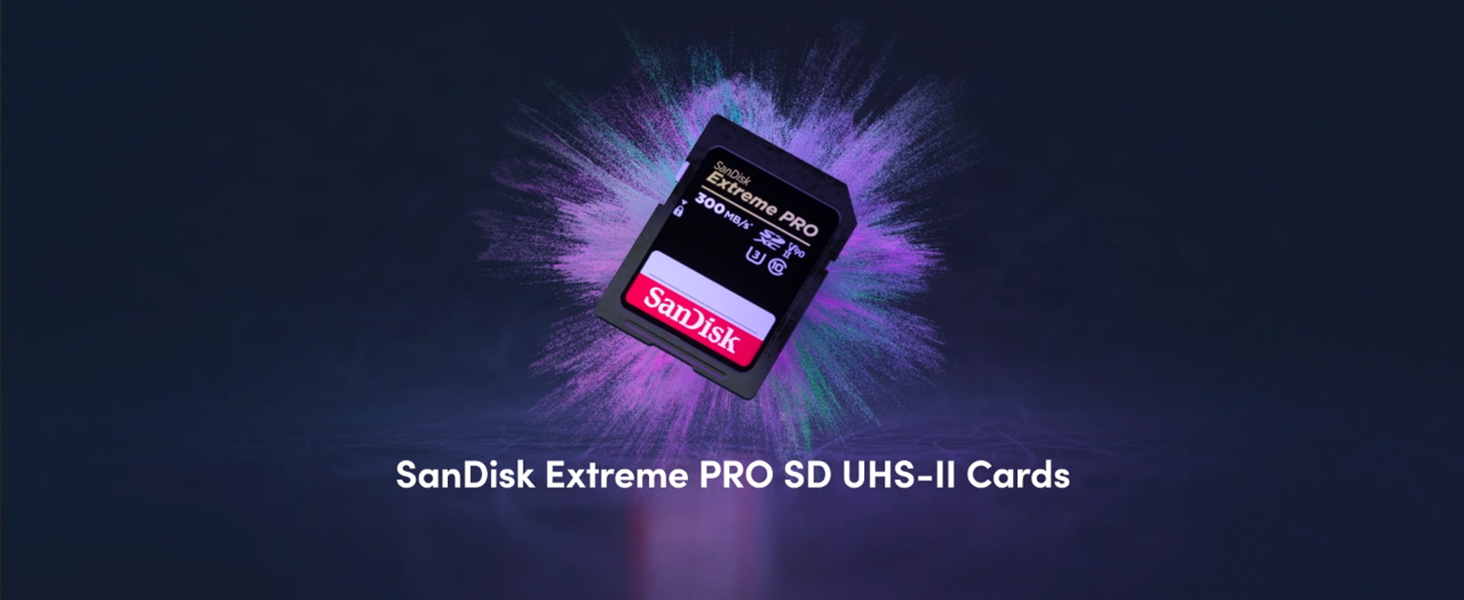 SanDisk 128GB Extreme PRO SDXC UHS-II Memory Card - C10, U3, V90