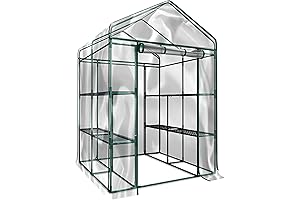 Home-Complete Walk-in Greenhouse: Cultivate Your Indoor Sanctuary with Ample Grow Tent Shelves