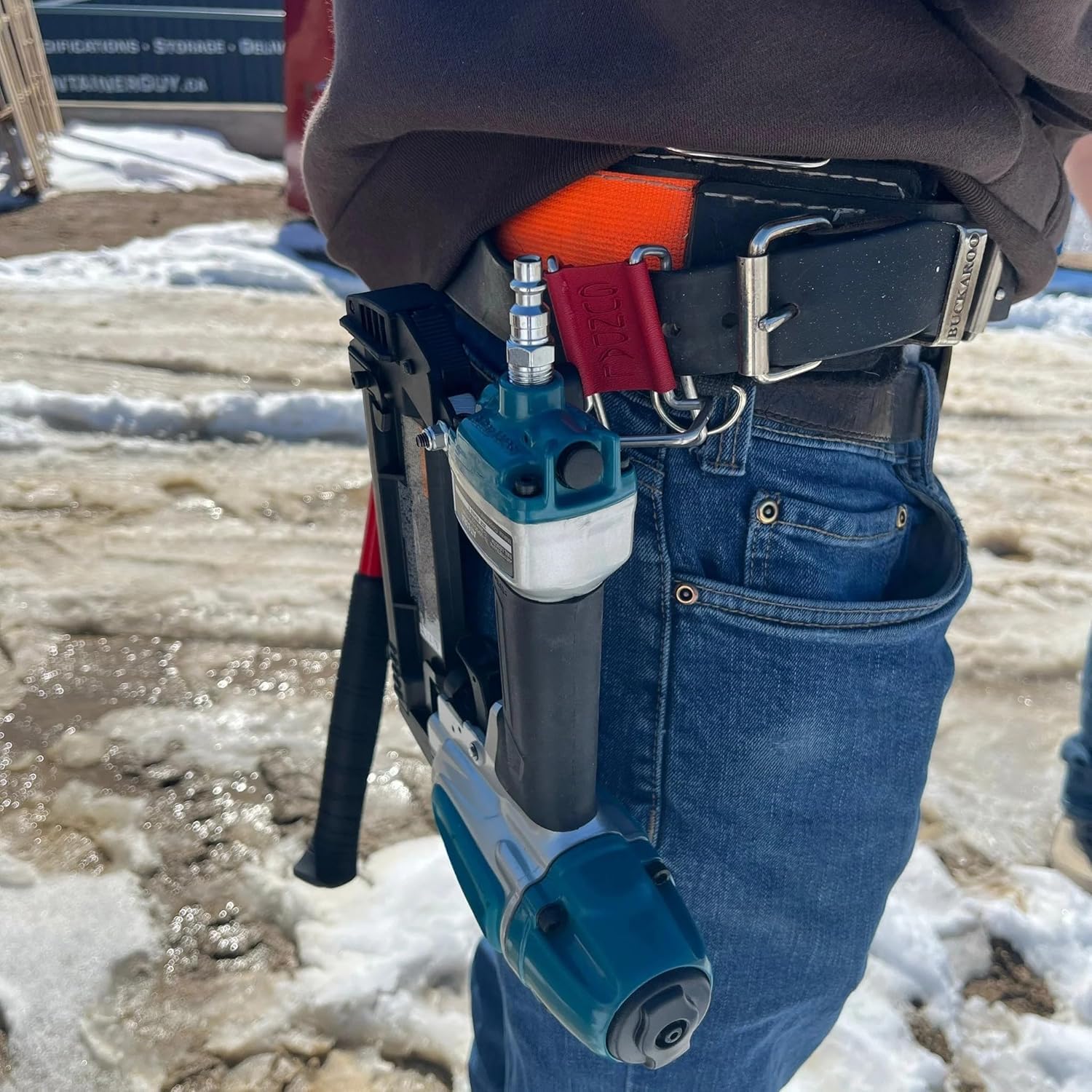 YM Carpenter MK5 Y-Clip Ceinture à outils – Clips de rangement supplémentaires pour ceintures à outils, peut contenir un ruban à mesurer, un marteau, une visseuse à percussion, un pistolet à clous