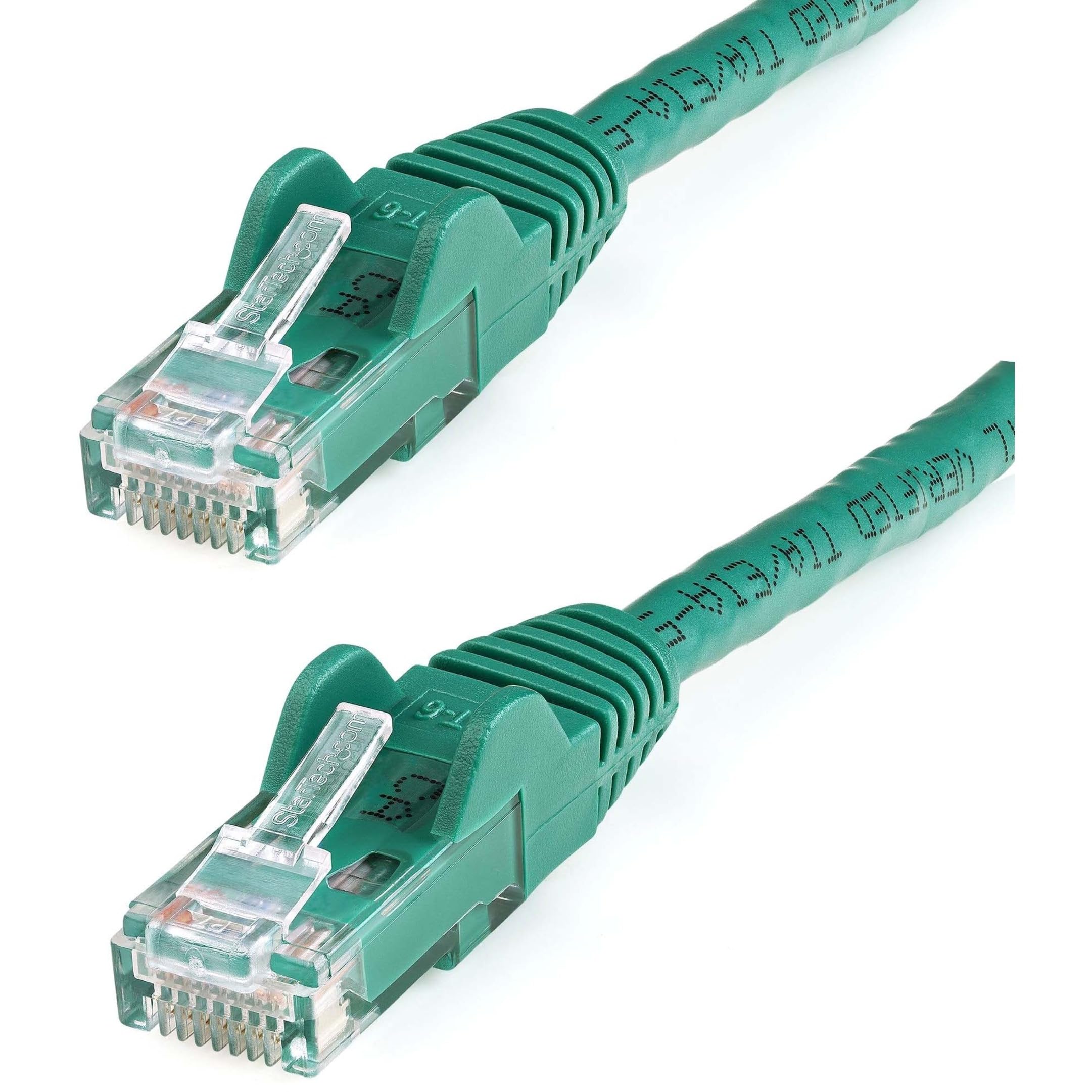 StarTech 3ft CAT6 Ethernet Cable - Black CAT 6 Gigabit Ethernet Wire -250Mhz 100W PoE RJ45 UTP Network Patch Cord Snagless with Strain Relief (N6PATCH3BK) — view 31