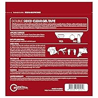Vista 8 de Cinta transparente de doble cara Cinta de espuma Cinta adhesiva de doble cara Cinta de montaje 0.08 pulgadas x 1 pulgada x 15 pies