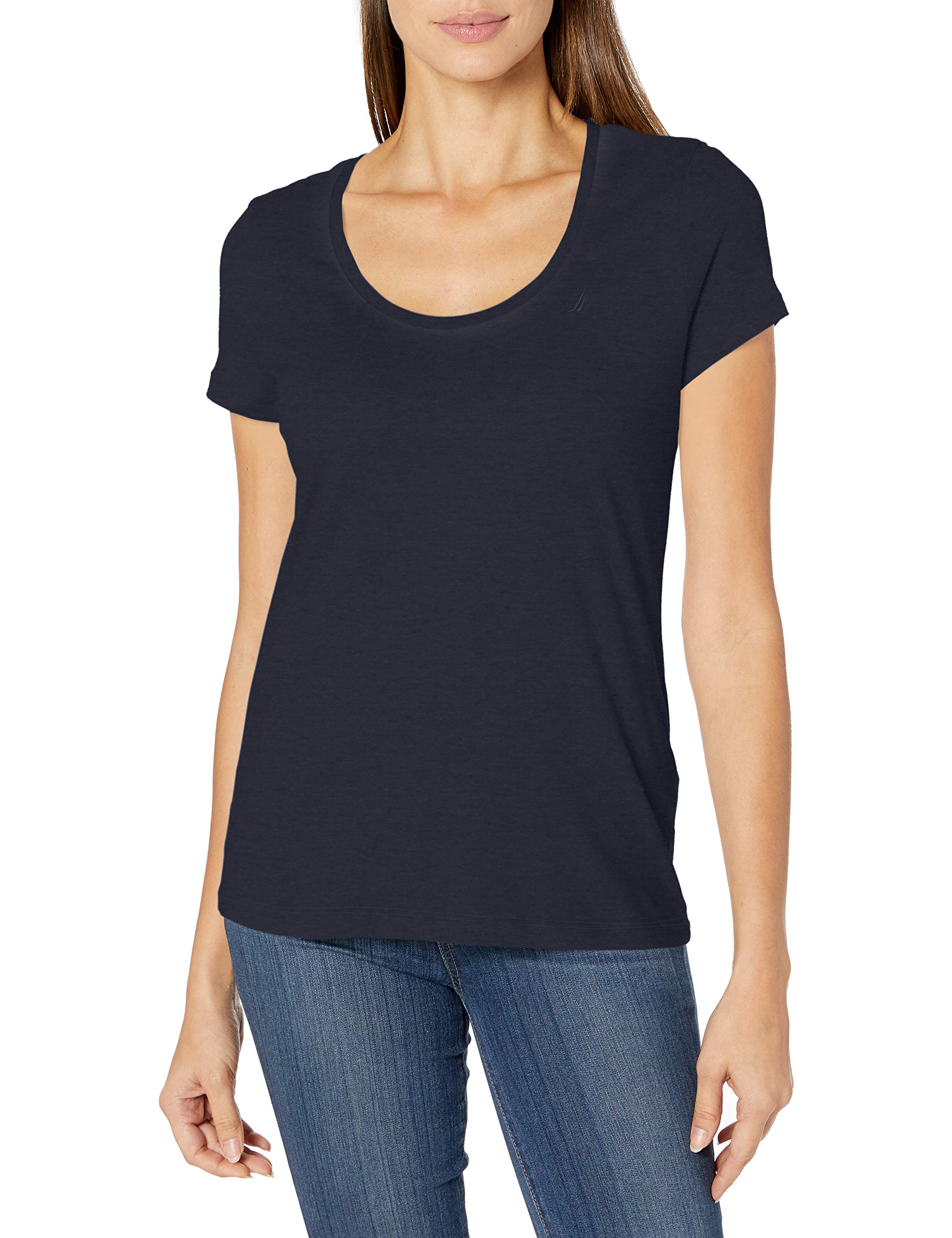 Women's Easy Comfort Scoop Neck Supersoft 100% Cotton Solid T-Shirt