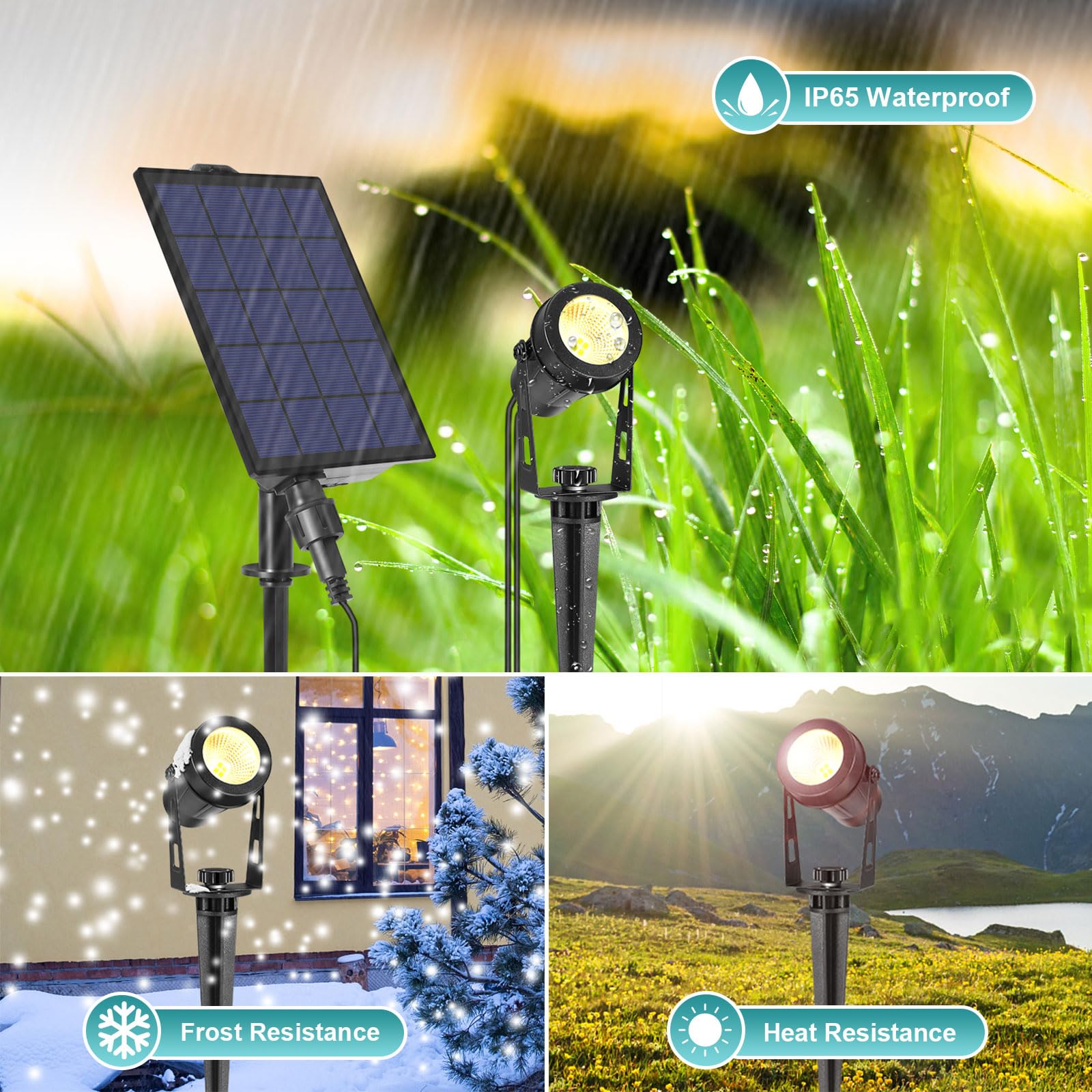Led Solar Spotlight Spotlight Led Solar Outdoor Lights Nieuwe 4pc Set Ip65 Led Solar