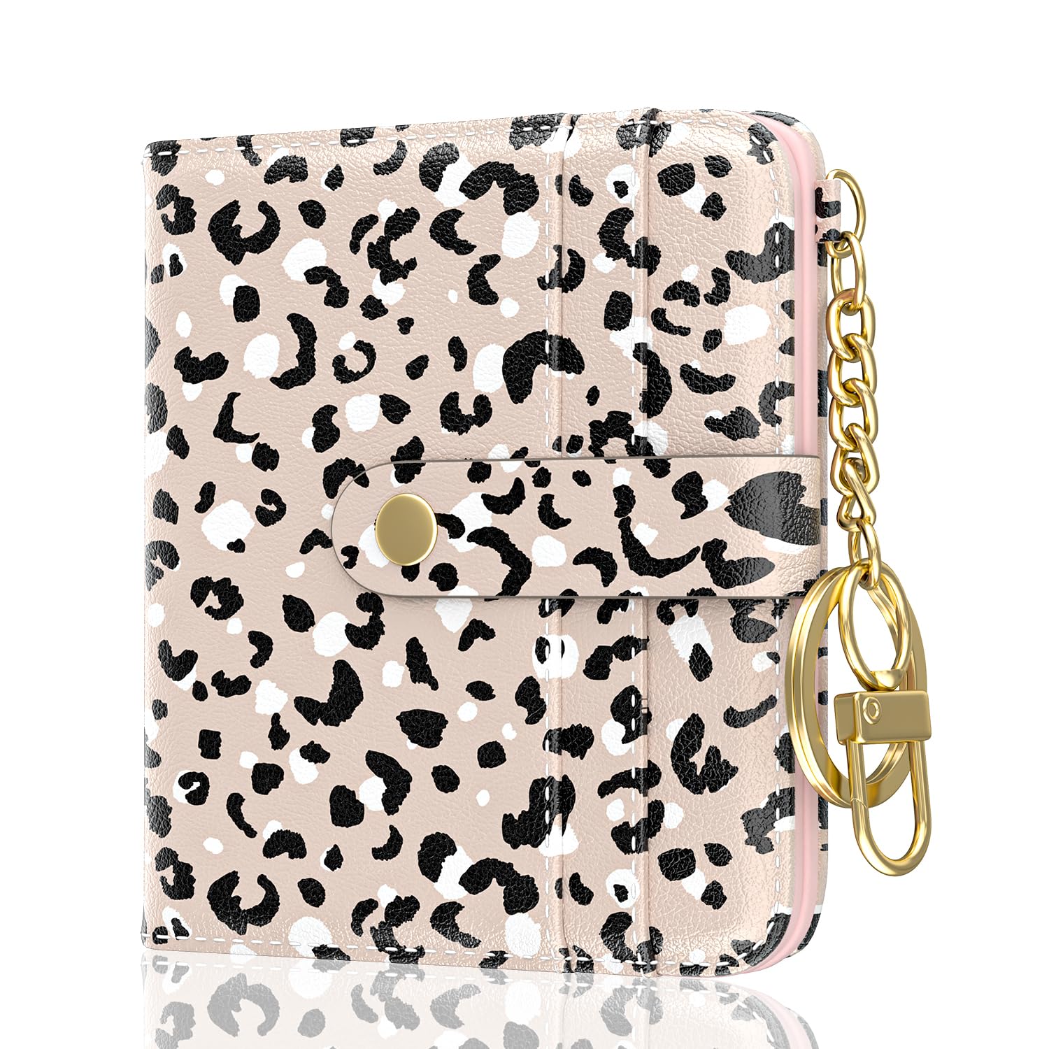 Aiawoxc Womens Wallet, RFID Small Wallets for Women, Slim Compact Credit Card Holder, Cute Leather Bifold Ladies Purse with Zipper Coin Pocket and ID