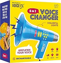 Mini Explorer Voice Changer para sa mga Bata para sa Mga Bata - Pagbabago ng Boses para sa Mga Lalaki at Batang Babae Mga Edad 3-8 + Mga Lumang Kaarawan ng Kaarawan para sa 3, 4, 5, 7, 8 Taon na Batang Lalaki - Mga Laruan ng Regalo sa Laruan para sa Kid, Toddler