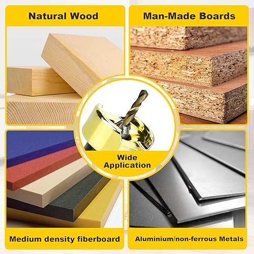 Miniatura 7 de 55226 Broca avellanadora con tope de profundidad ajustable, punta de carburo de 82 grados con taladro de 38 de profundidad x 564 de profundidad x