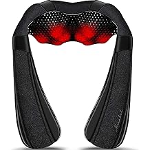 Shiatsu Neck and Shoulder Back Massager with Heat &ndash; Electric Deep Tissue Kneading Massage Pillow for Pain Relief and Relaxation &ndash; Perfect Gifts for Mother&rsquo;s Day, Father&rsquo;s Day, Birthdays, and Christmas