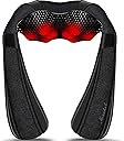 Mirakel Fathers Day Dad Husband Men Gifts, Christmas Women Gifts for Mom Wife Him Her, Shiatsu Neck Back and Shoulder Massager with Heat for Pain Relief Deep Tissue, Birthdays, Mothers Day Gift