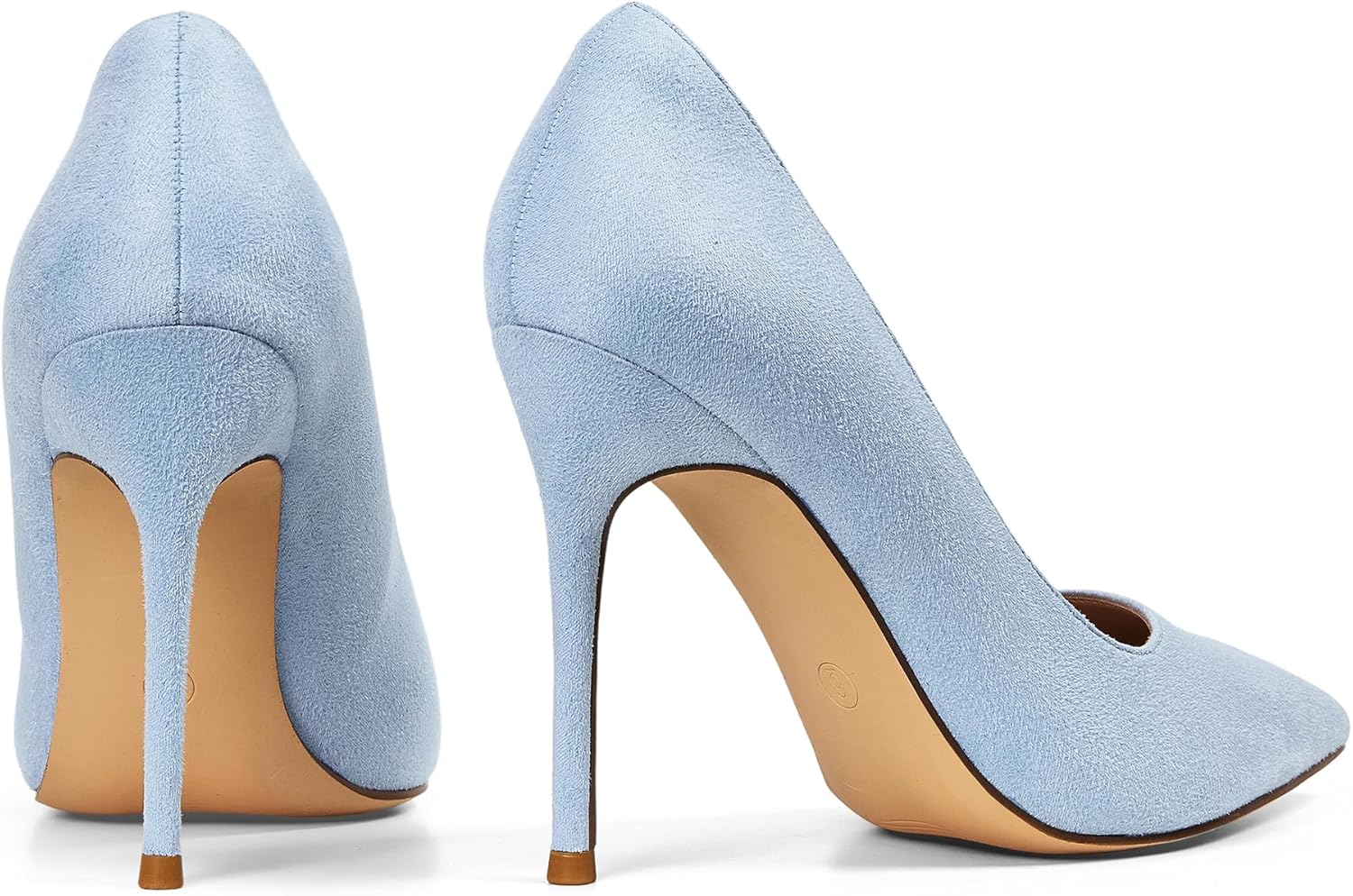 Elisabet Tang Women's High Heels Pumps Closed Pointed Toe Stiletto 4inch Heels Classic Office Special Dressy Wedding Pump Shoes - Image 6