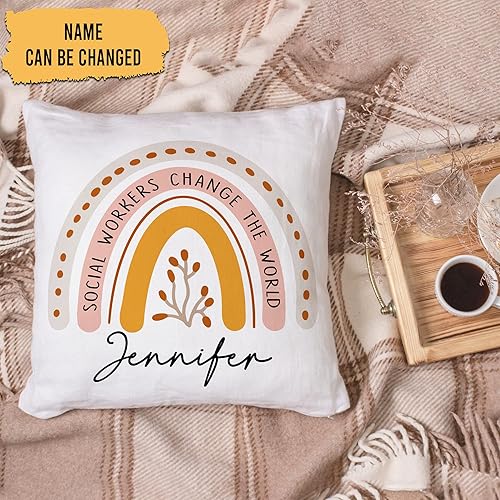 Miniatura 8 de Hyturtle Almohada personalizada de rueda de emociones (inserto incluido), regalos para trabajador social, consejero escolar, psicólogo, rueda de