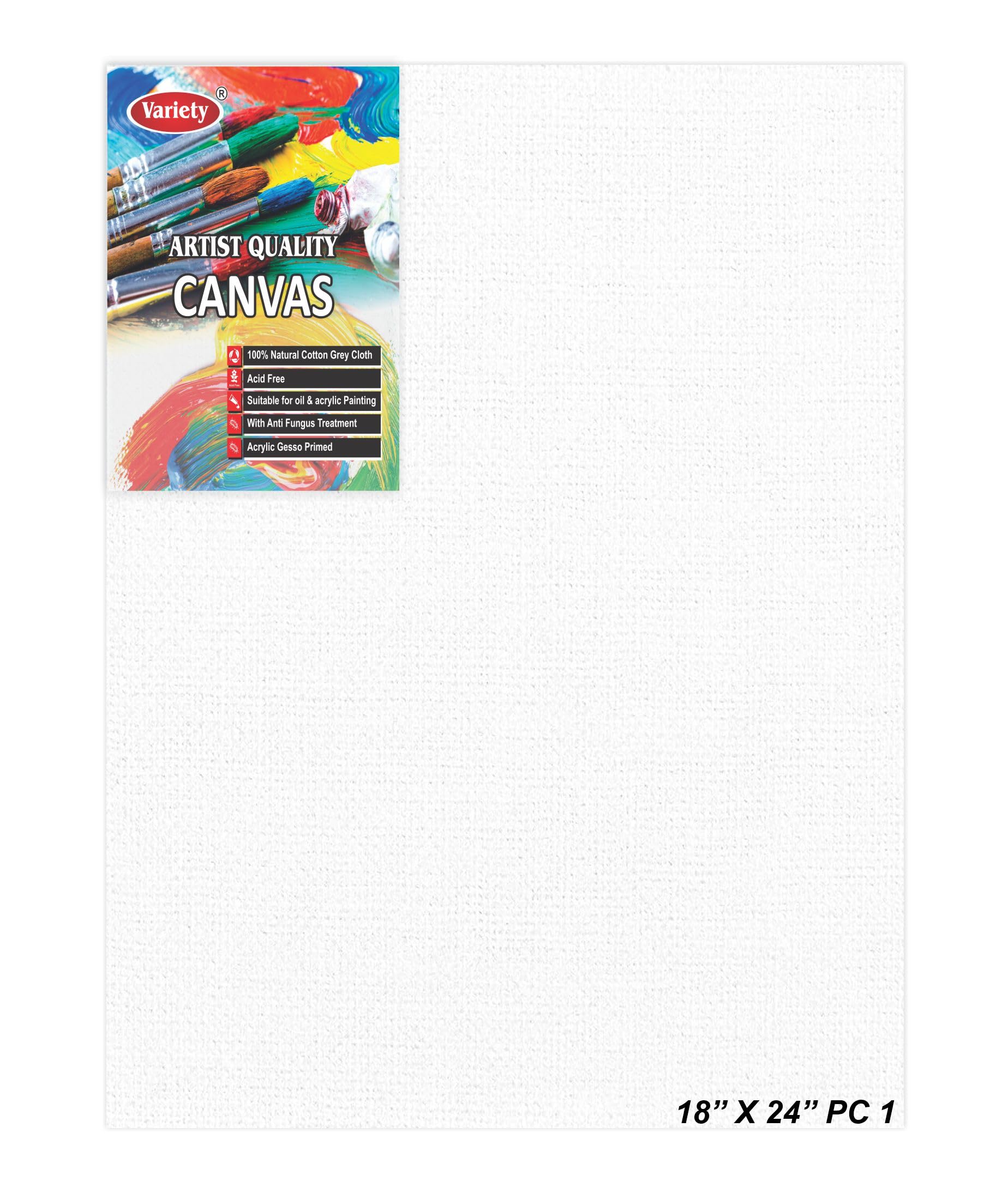 Variety Canvas: Premium Cotton Canvas Panels (Set of 2) -13