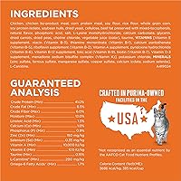 Vista 4 de Purina ONE Alto en Proteína, Fórmula Saludable Plus Ideal con Pollo, Alimento Seco para Gatos, Fórmula de Control - Bolsa de 7 lb