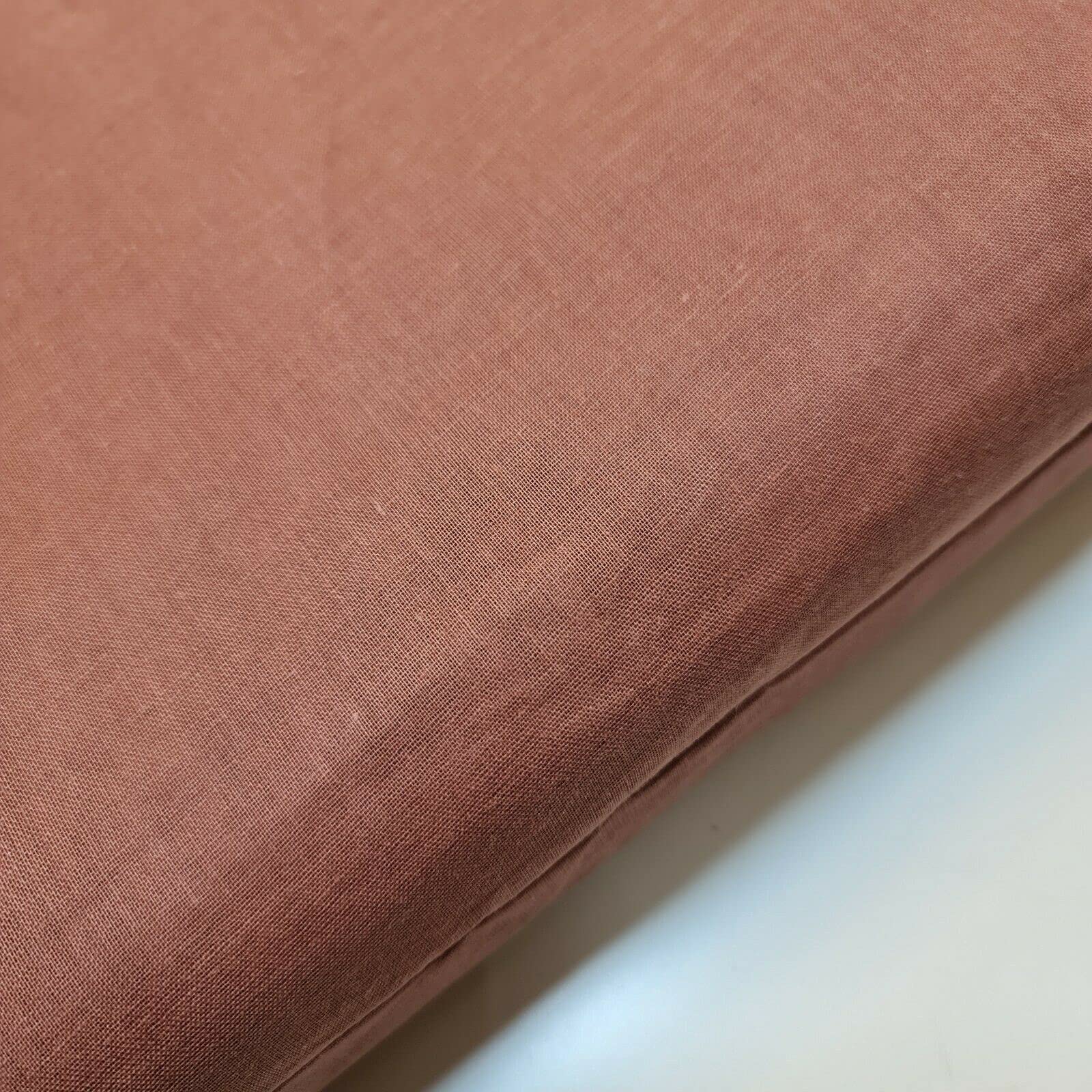 100% Cotton Soft Muslin Voile Cheesecloth Mulmul Fabric Draping Curtains 44" (1 Meter, Mocha) โ image 1