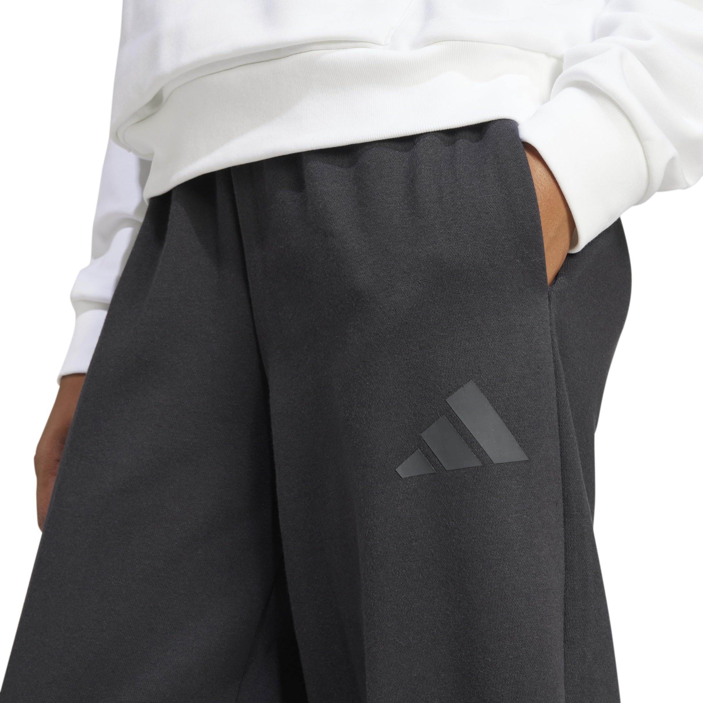 adidas Women Pantaloni Essentials Contemporary Logo Fleece Barrel