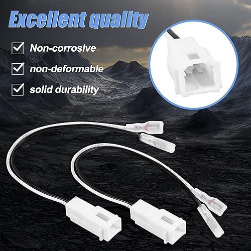 Miniatura 3 de G 72-7902 Arnés de altavoz para tweeters delanteros de tablero Adaptador conector enchufe de reemplazo para Dodge Ram Jeep Chrysler 2005-2022 Cable