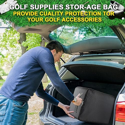 Miniatura 6 de Yirilan Organizador de tronco de golf de 2 capas