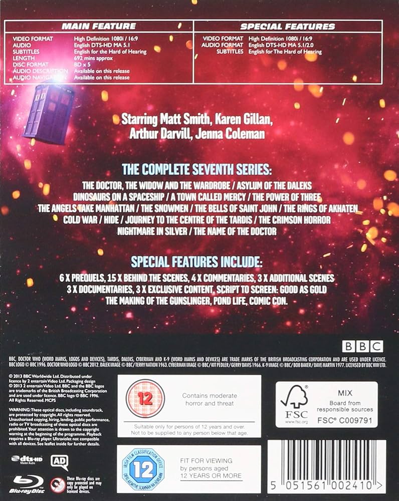 その他 Doctor Who: Series - Season 7 Part 2 [Blu-ray] Doctor Who: Series Seven, Part Two Blu-ray