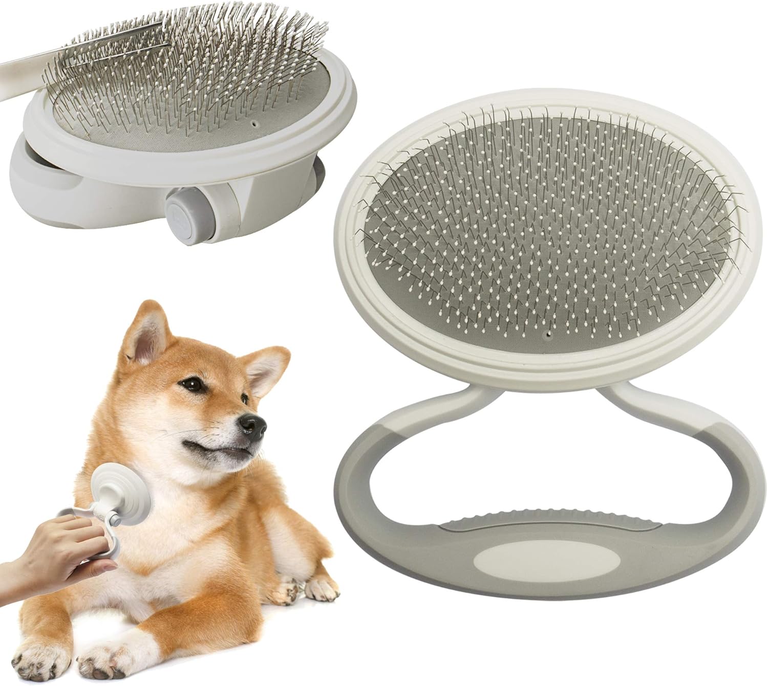 Temlum 猫 犬 ブラシ ペット用ブラシ ファーミネーター 毛繕い 毛玉取りブラシ 180度調整可能 抜け毛ブラシ 毛取りコーム マッサージブラシ グルーミング 在庫僅少 Temlum 猫 犬 ブラシ ペット用ブラシ ファーミネーター 毛繕い 毛玉取りブラシ 180度調整可能 抜け毛ブラシ 毛取りコーム マッサージブラシ グルーミング 在庫僅少