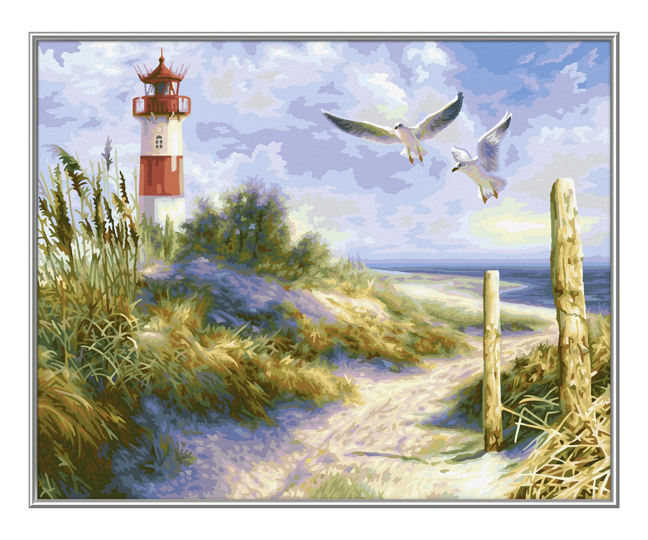 Schipper Malowanie według numerów krajobraz wydm 40 x 50 cm farby akrylowe pędzel