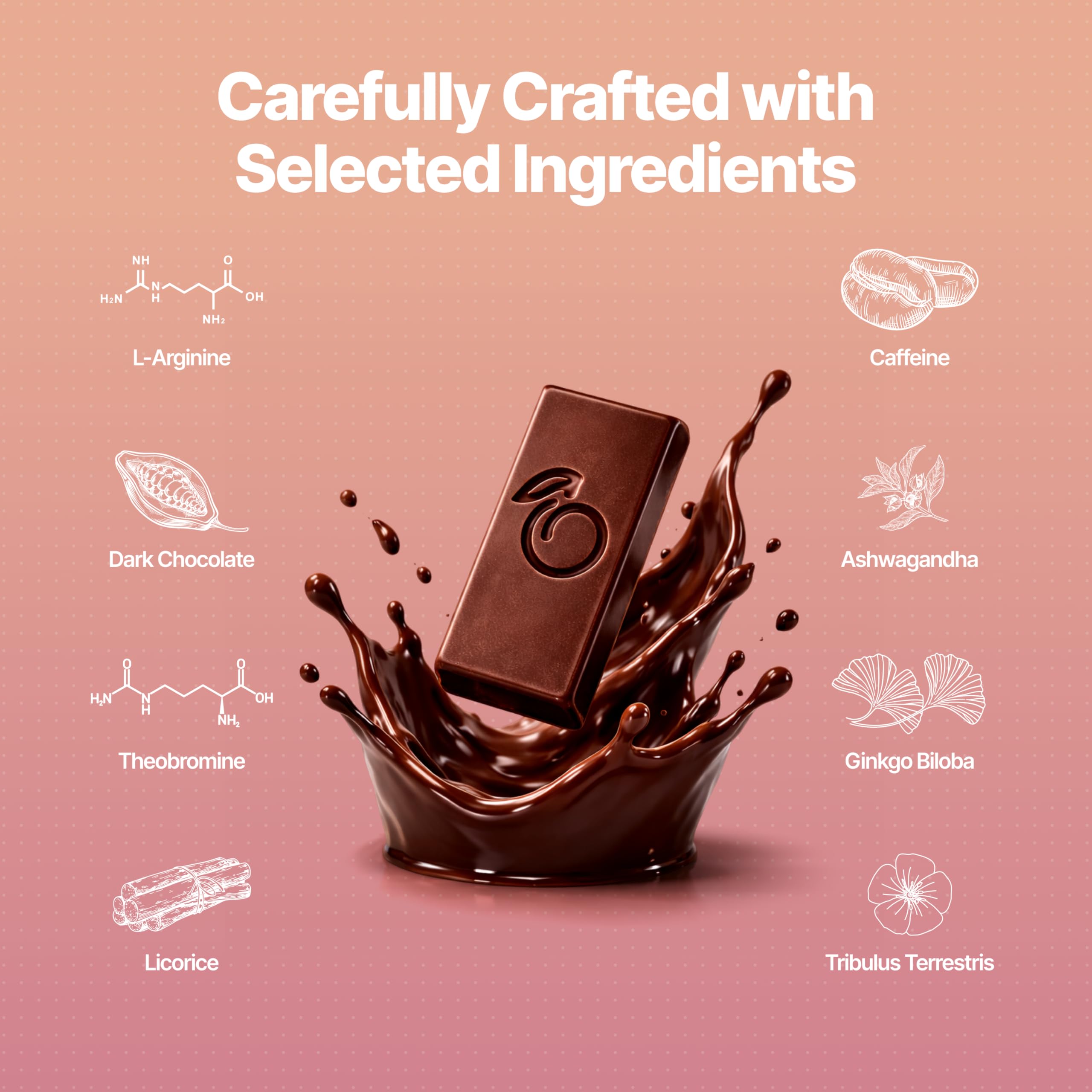 InstaEats Nooky Dark Chocolate Bars For Her|Luxurious Dark Chocolate For Uplifting Mood|Best Gift For Her (Pack Of 1),58 Gram 2