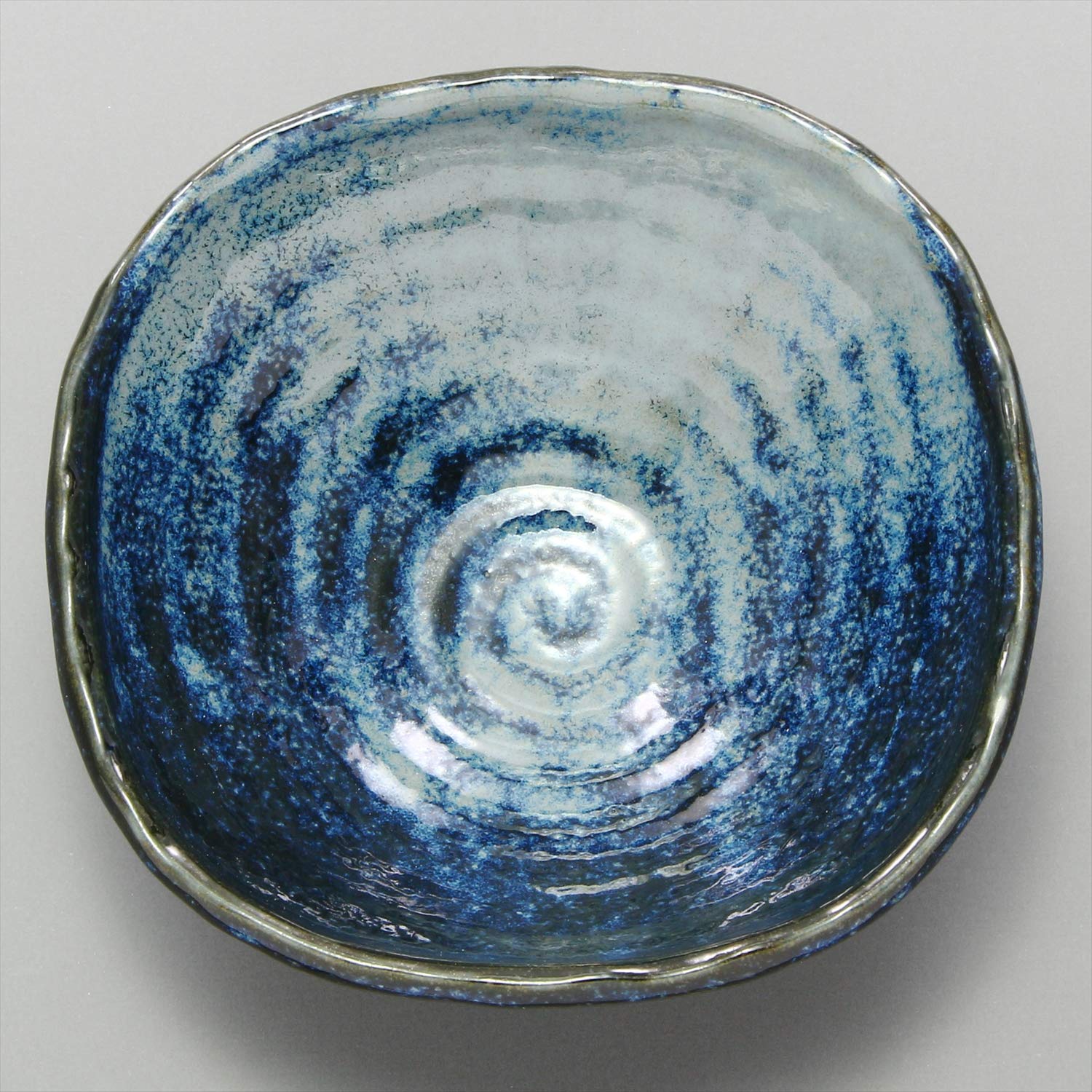 Mino Ware Square Small Bowl, Kiln-Change