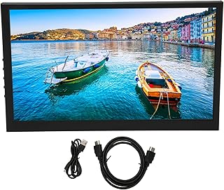 10.1 Portable Monitor, 1024x600 IPS Touchscreen Second Monitor Laptop Extender Screen, Travel Gaming Monitor External Monitor Display for Laptop, PC, for PS4, for Win