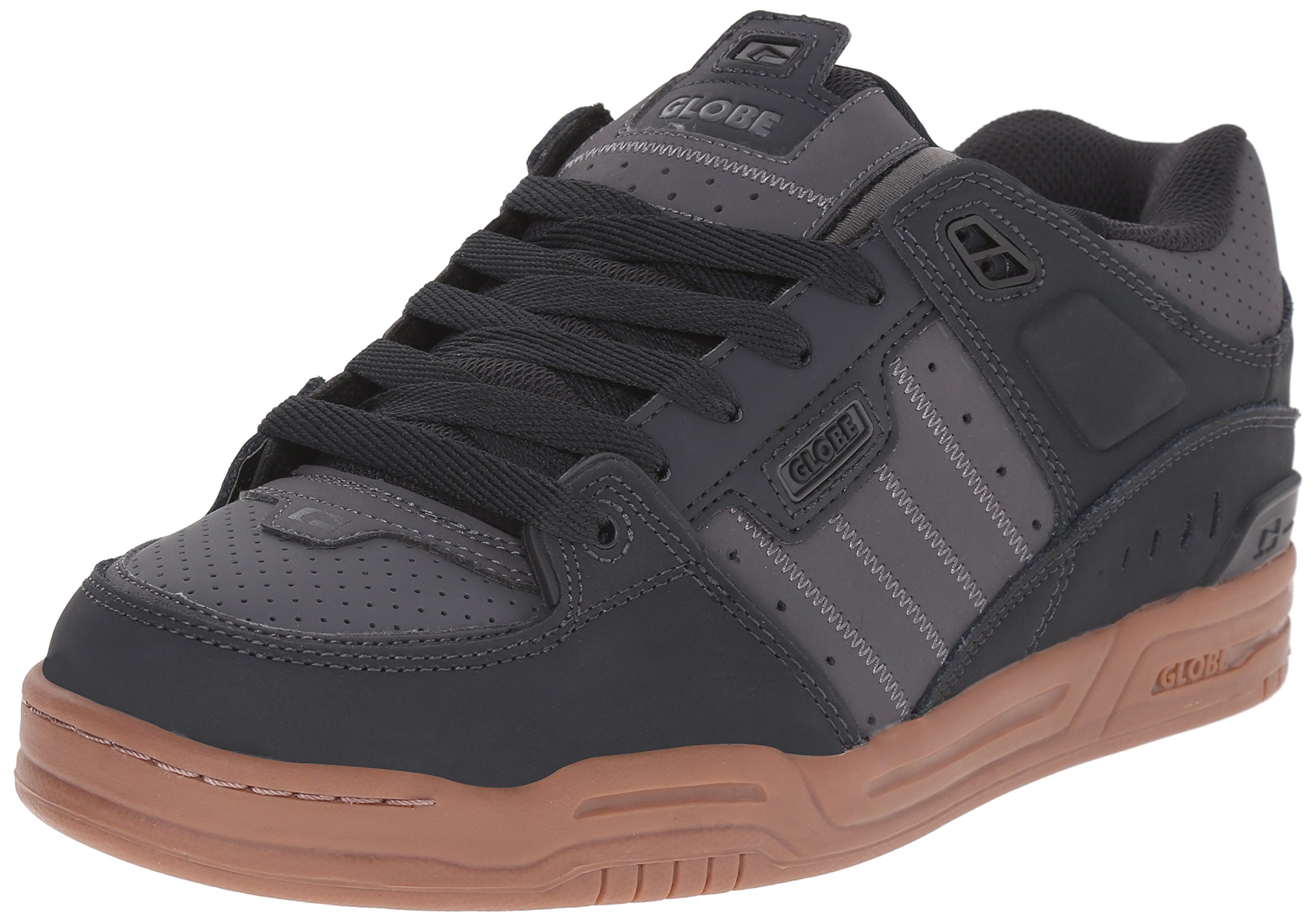 Globe Mens Fusion Skate Shoes, Night/Charcoal/Gum, 14 M US