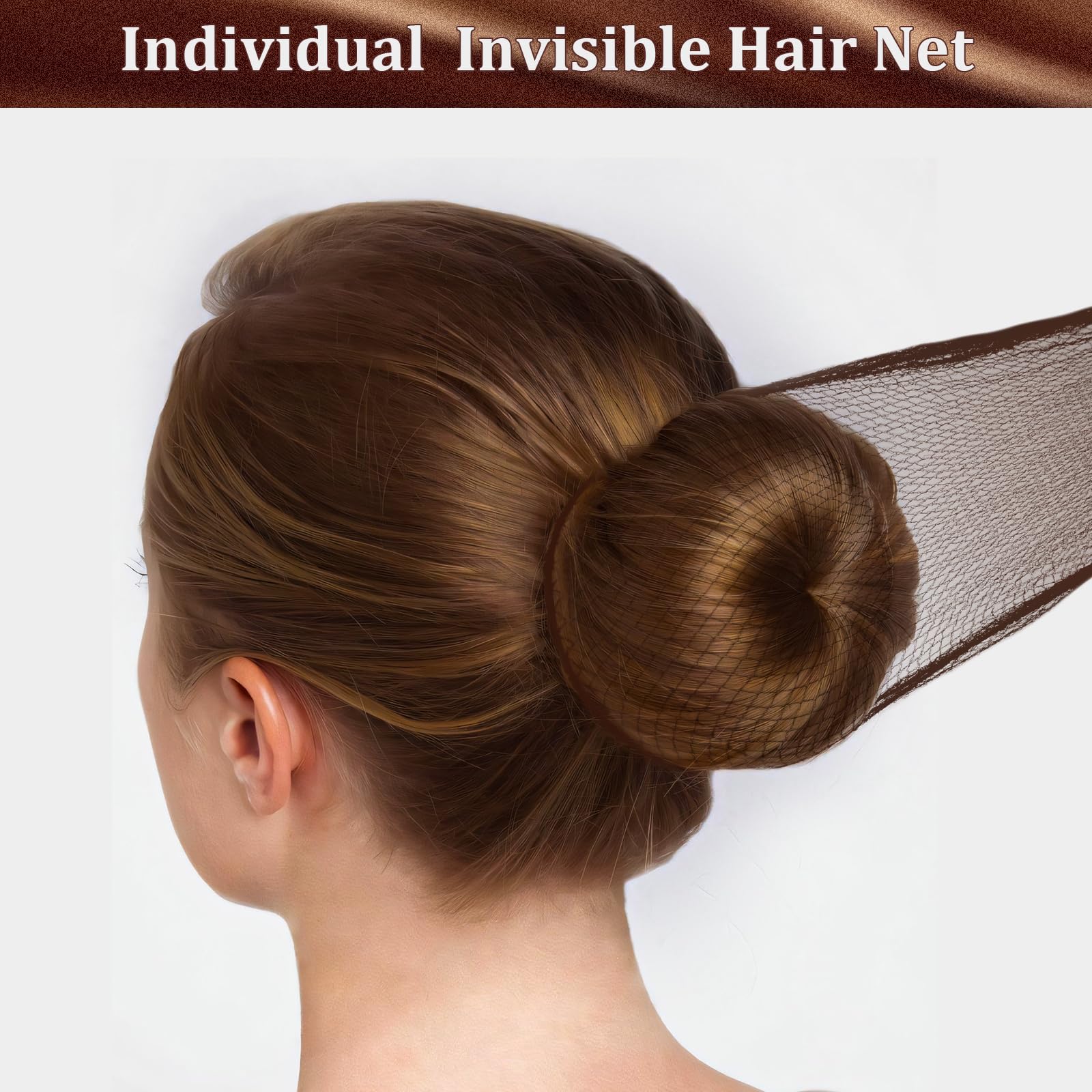 Kit de accesorios para el cabello de baile, cosas de baile con 100 alfileres en forma de U, 50 alfileres, 100 bandas elásticas de goma, 8 redes invisibles para el cabello, 2 ligas para el pelo 3