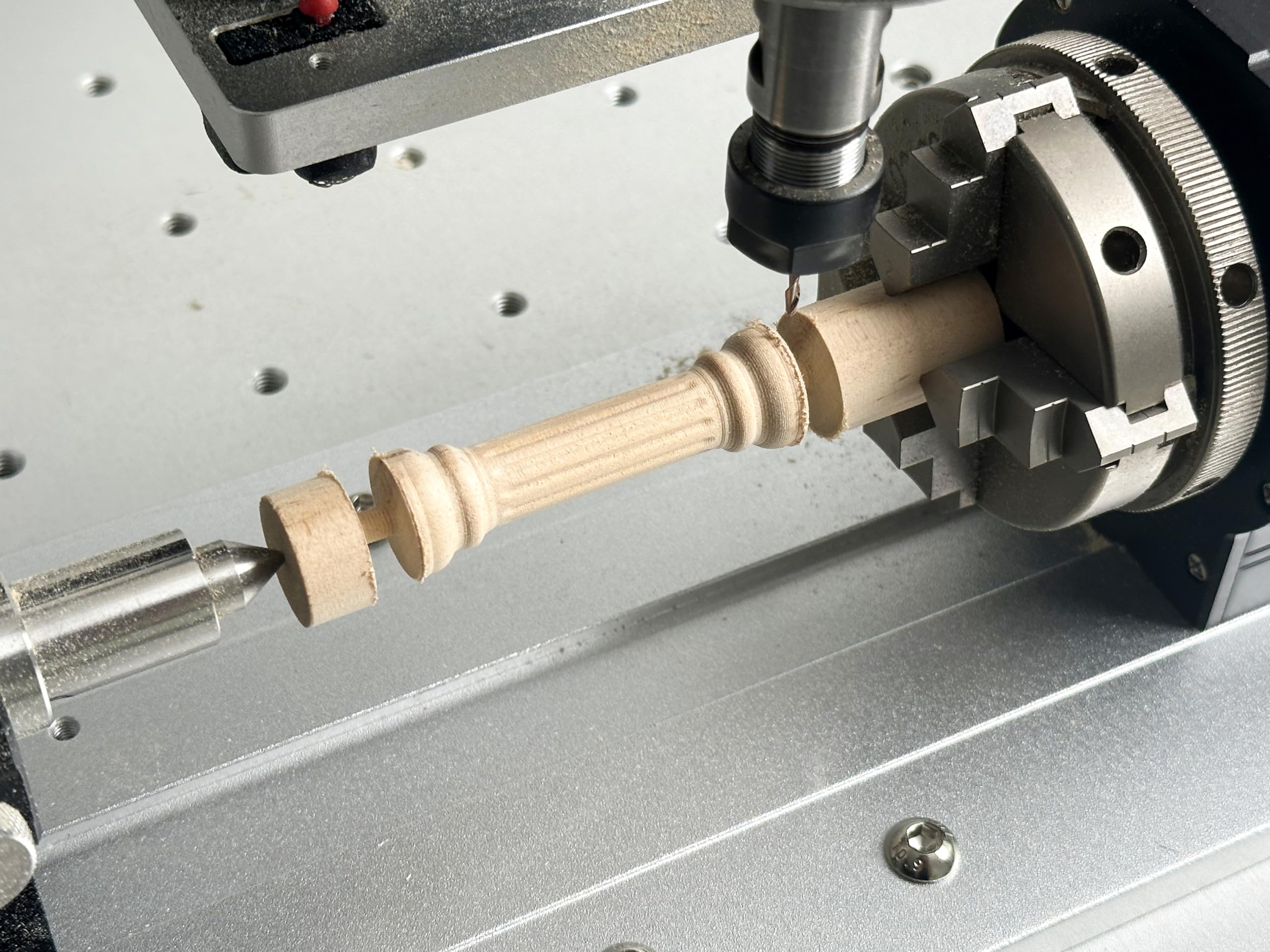 Modulo rotativo 4 ° asse per 4030-Evo Ultra/4030-Evo Ultra2, con riduttore armonico industriale 50:1, Gamma di serraggio: Lunghezza 20-260mm, Diametro 2-67mm