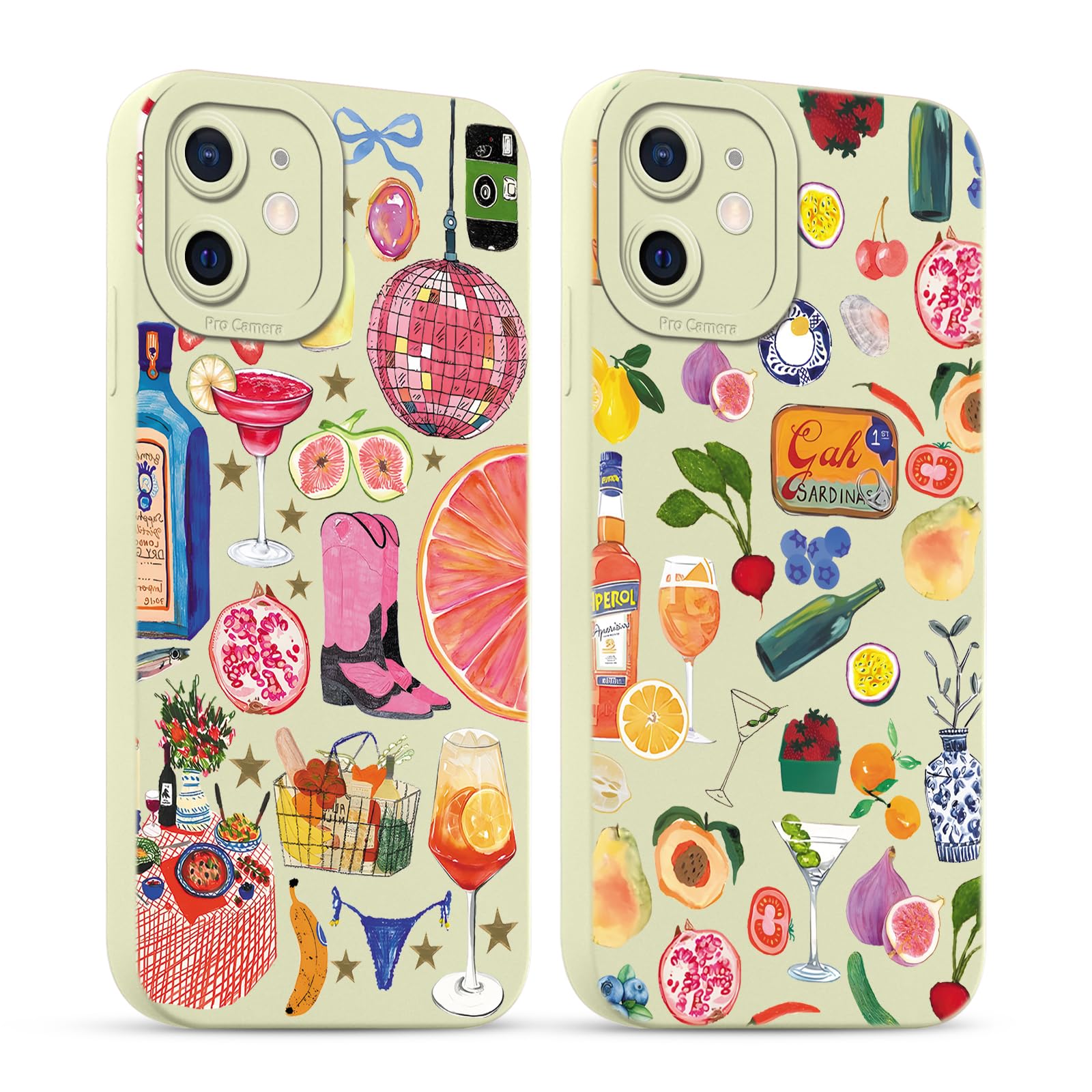 IPhone 11 Hülle Mit Blumen-Collage – Stoßfestes Silikon-Case, Erhöhte Kanten, 6,1 Zoll