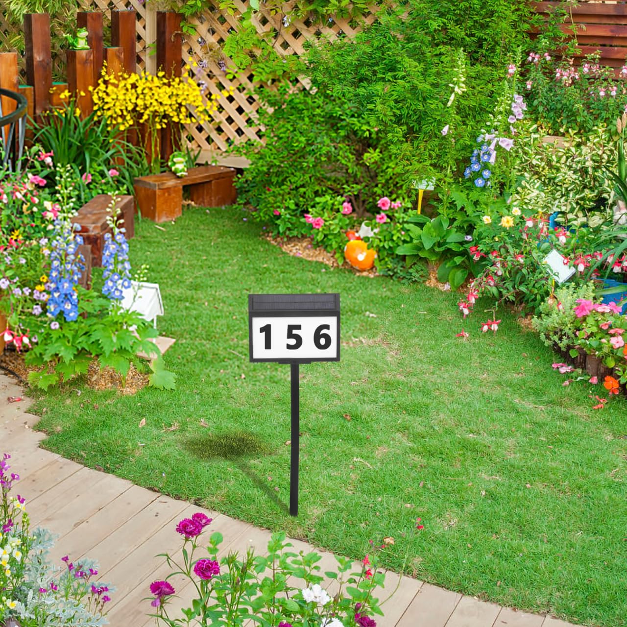 UKCOCO Solar House Number Sign - Image 3