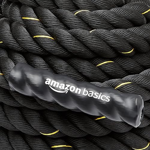 Miniatura 3 de Tienda Basics Cuerda de entrenamiento de ejercicio de batalla 304050 longitudes de pie, 1.52 pulgadas de ancho