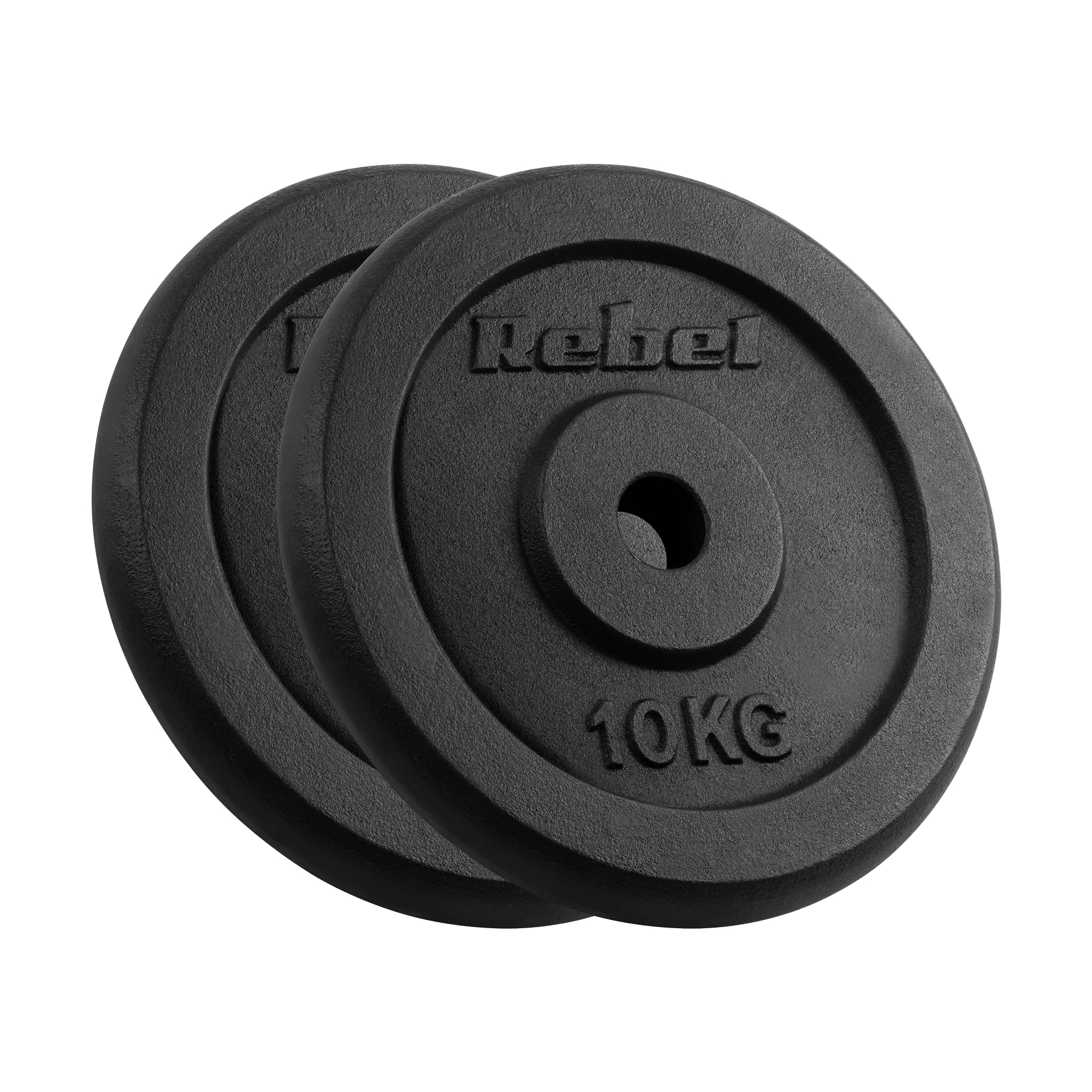 Rebel Zestaw Obciążeń Żeliwnych 2x10kg Otwór 31mm Talerz Klasyczny RBA-2129