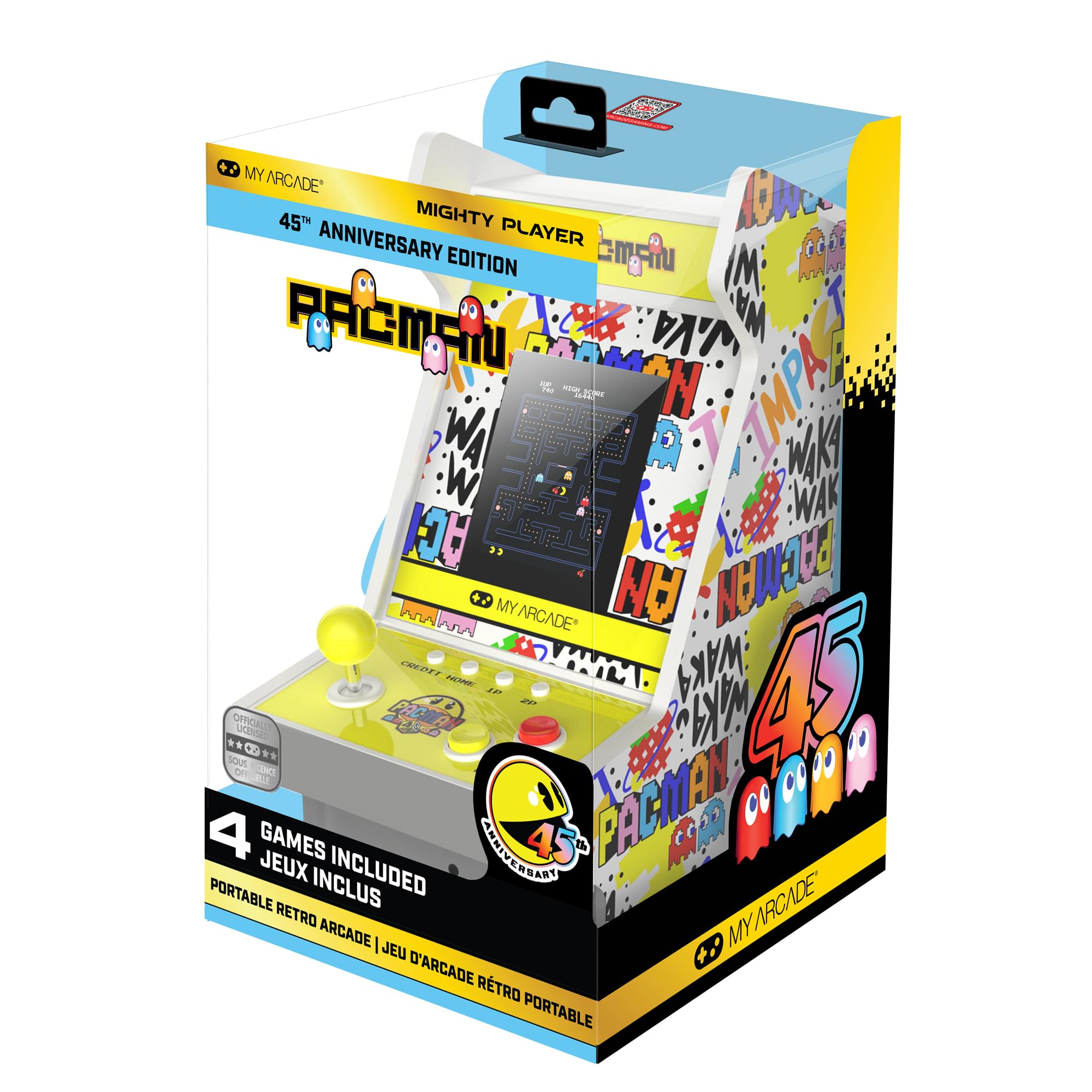 MY ARCADE Pac-Man 45th Anniversary Mighty Player