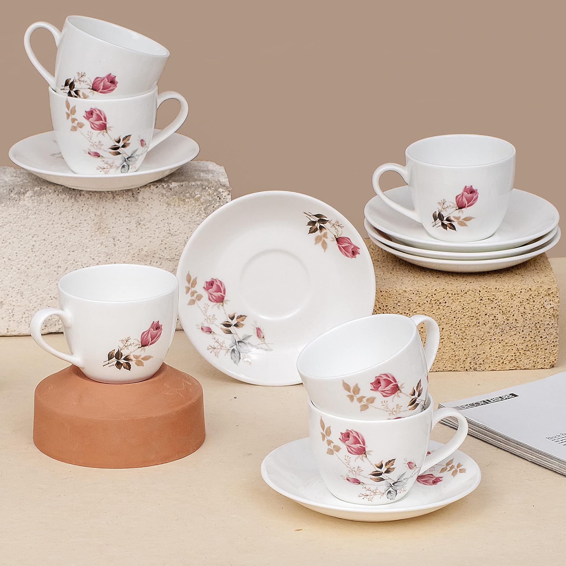 Amazon.in Clay Craft Tea Cup & Saucer Sets