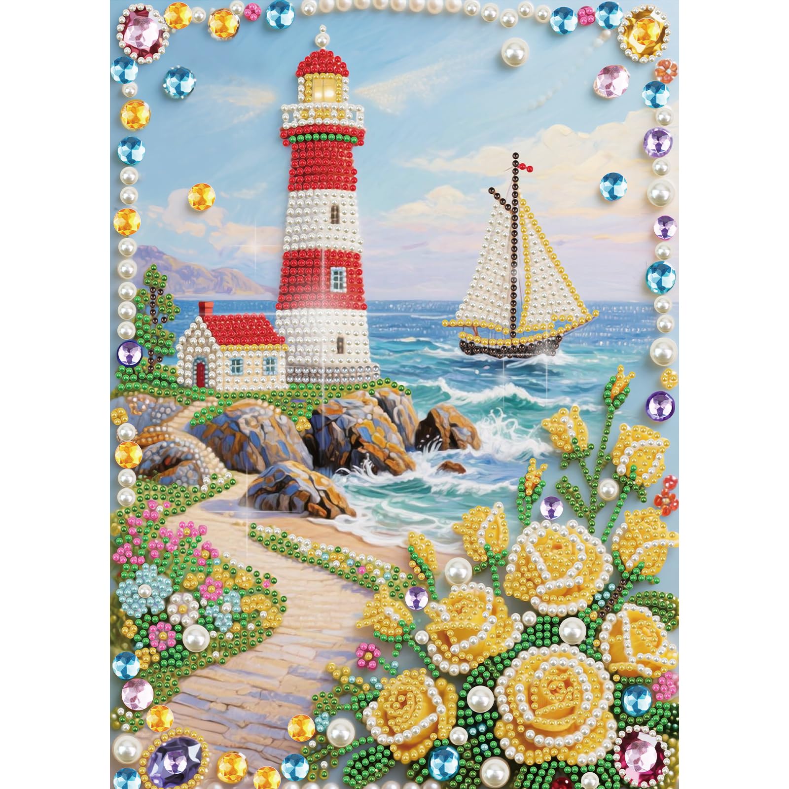 Amazon.com: Stalente Pearl Diamond Painting Kits for Adults