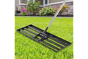 Yumatum Effort Saving 30" x 10" Lawn Leveling Rake