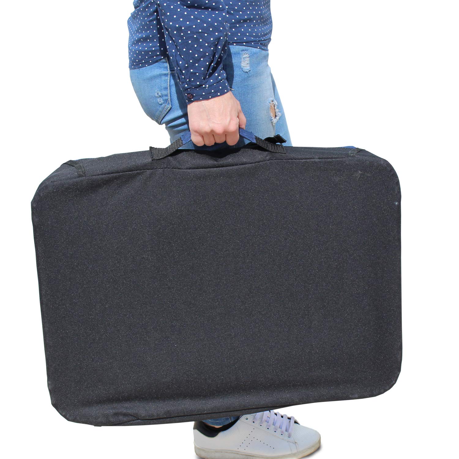 Transportin para Perros Plegable Yatek de entradas Laterales y Superiores con Alta Visibilidad, Confort y Seguridad para tu Mascota de tamaño L (70 x 52 x 52 cm)